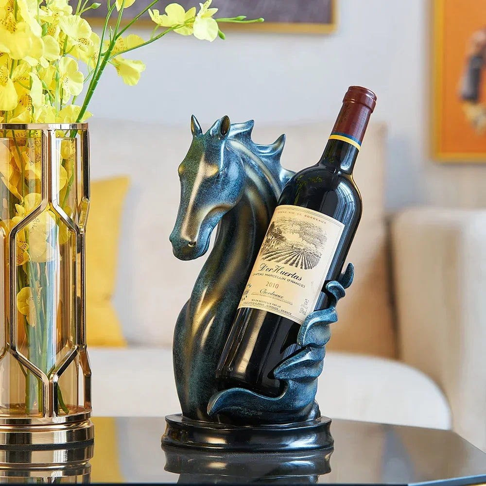 luxury Horse Wine Rack 