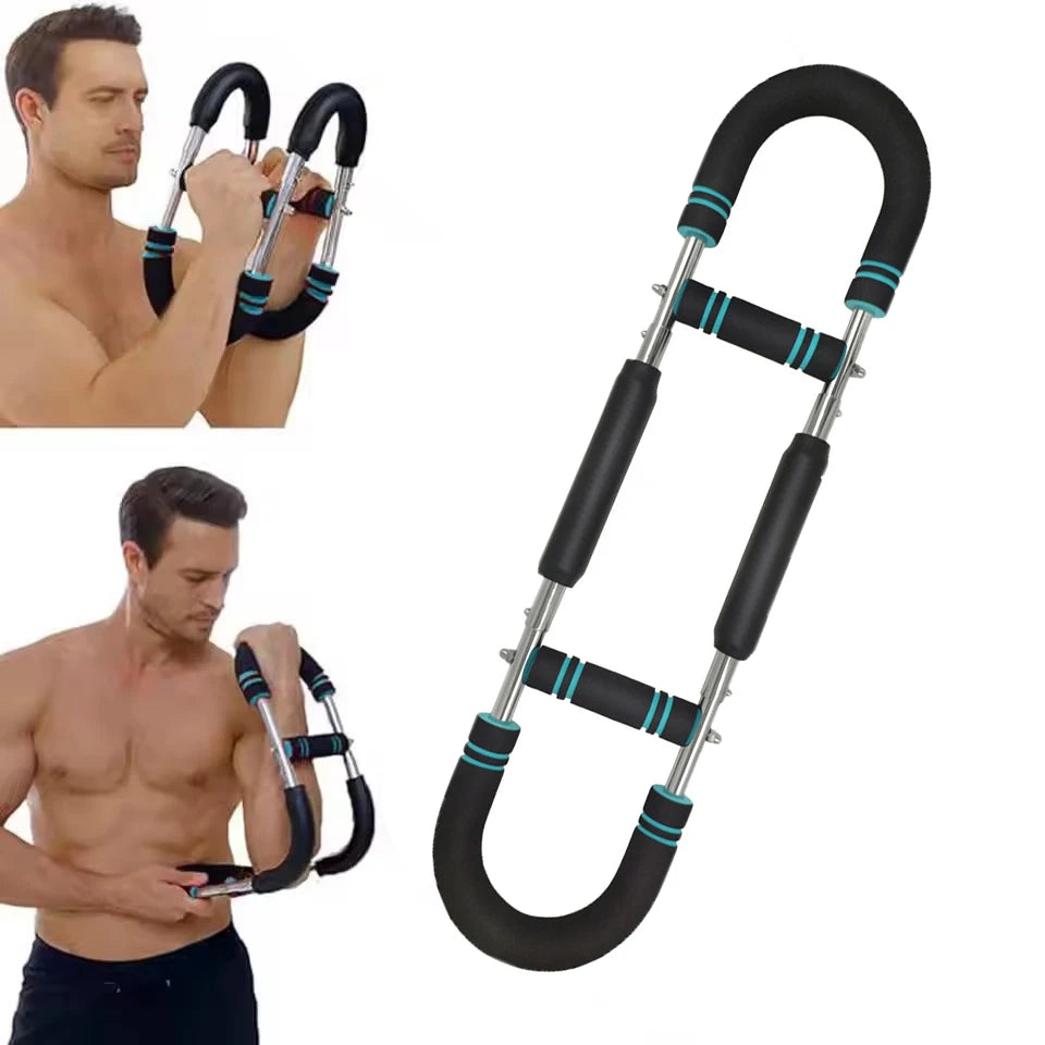 Adjustable Arm Trainer 3 Levels Detachable Chest Training Twister Home Workout Equipment Upper Body Strength Training