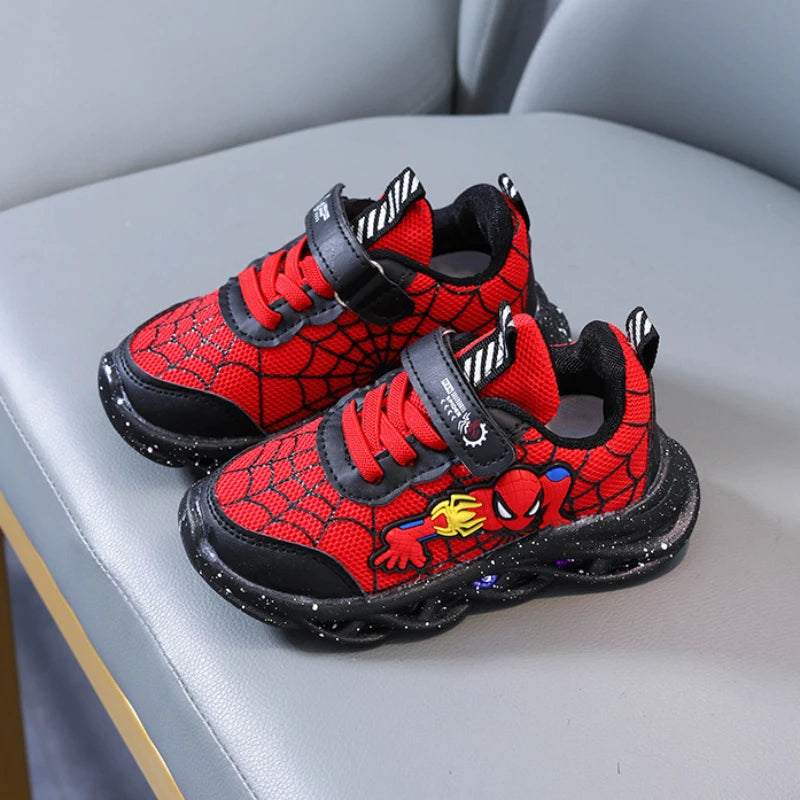  Boys Breathable  Shoes  with LED light  0-6Y