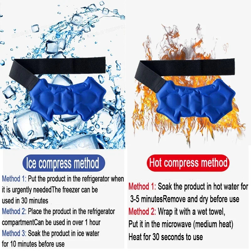 Reusable Ankle ice Wrap -Ankle Support for Pain Relief 