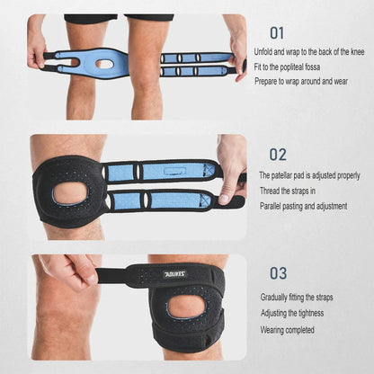 1PC Patella Knee Brace Knee Compression Sleeve Support for Women Men Knee Pain Arthritis Pain Sport Knee Guard Knee Pads