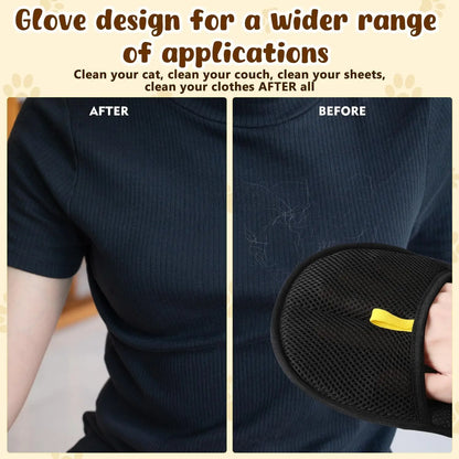 FurEase™ Dual-Sided Grooming Gloves – Efficient Pet Hair Remover