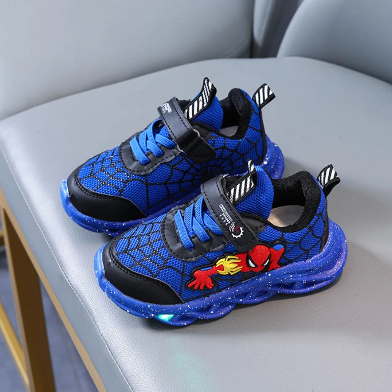  Boys Breathable  Shoes  with LED light  0-6Y