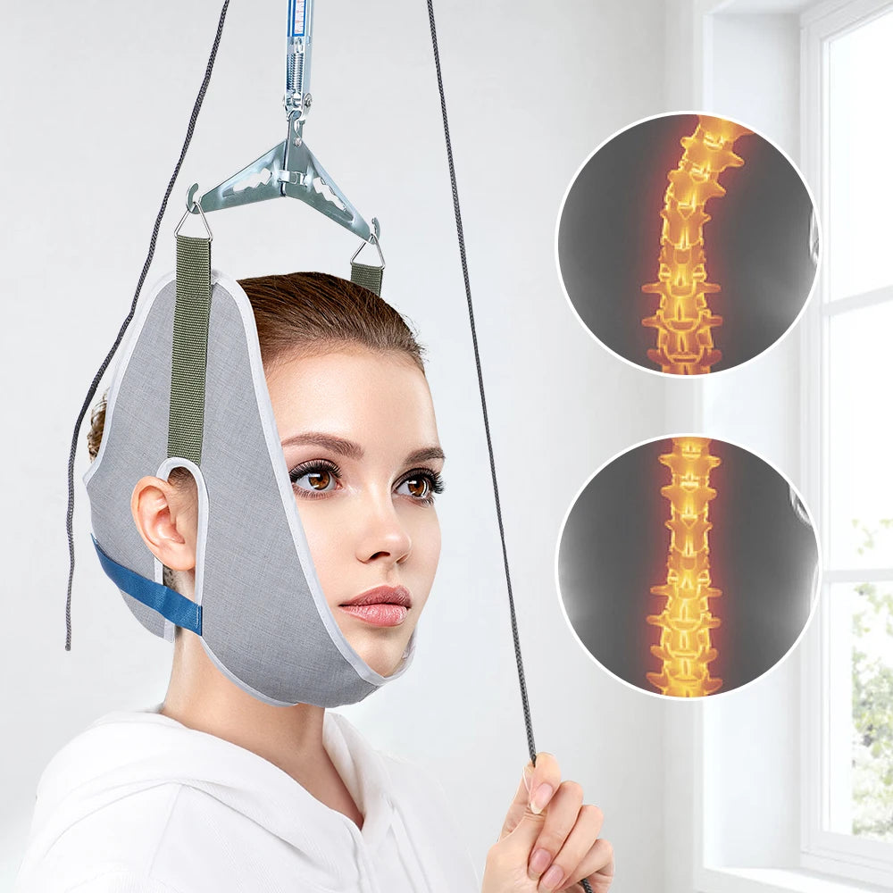 Over Door Neck Traction Stretcher-Promote gentle neck decompression