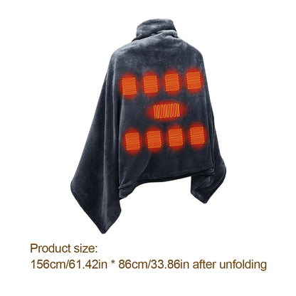CozyVolt™ USB Heated Wrap – Adjustable Warmth for Work & Relaxation
