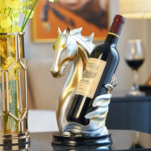 luxury Horse Wine Rack 