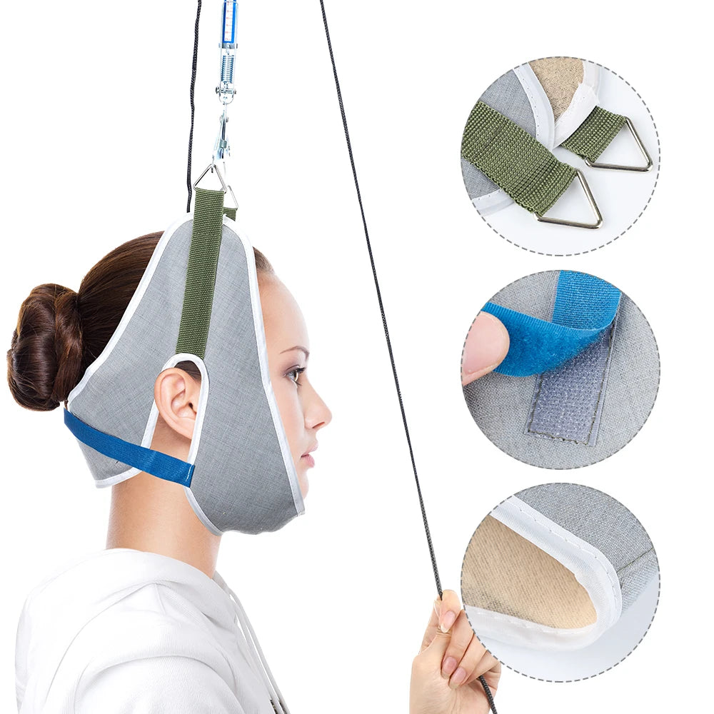 Over Door Neck Traction Stretcher-Promote gentle neck decompression