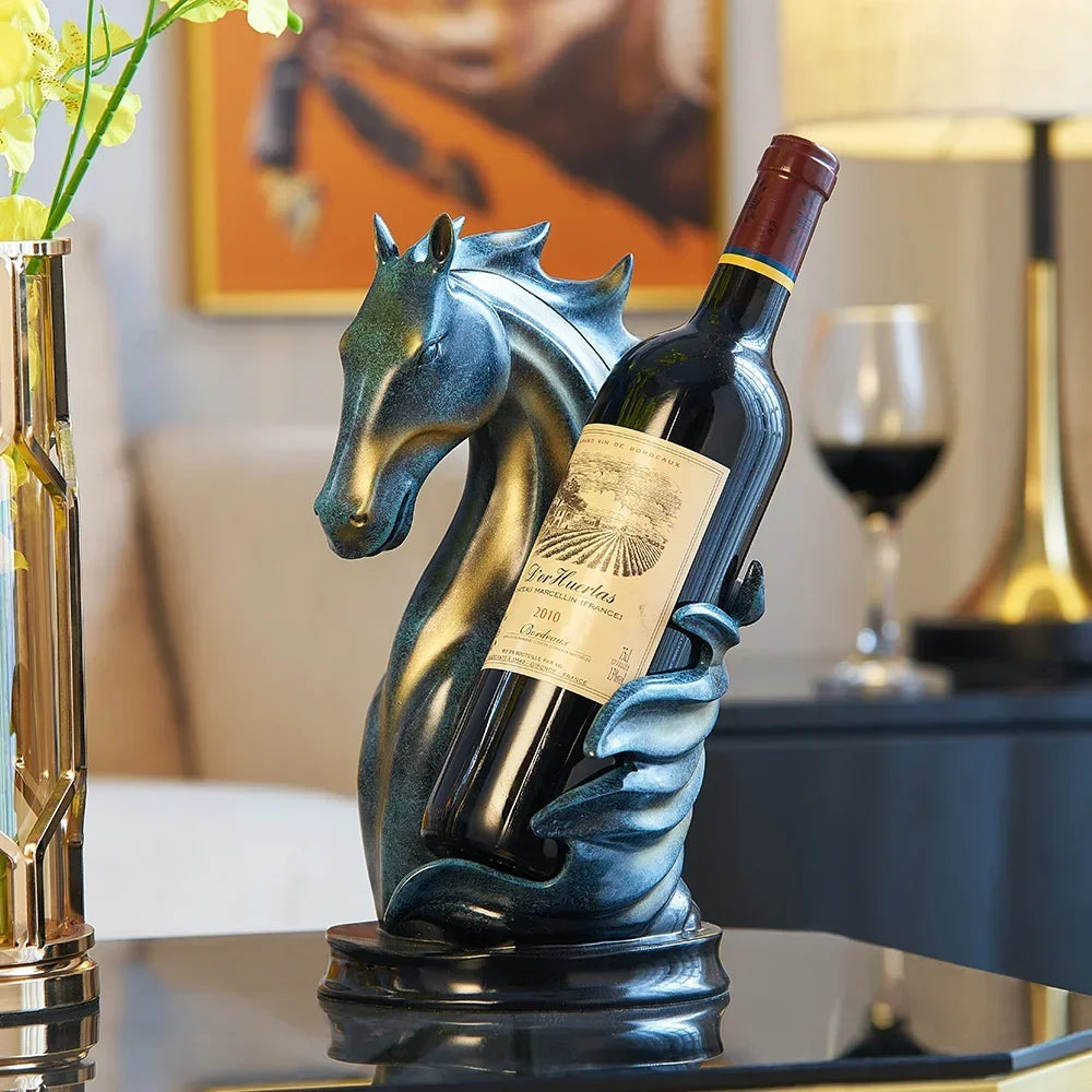 luxury Horse Wine Rack 