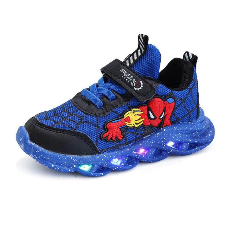  Boys Breathable  Shoes  with LED light  0-6Y