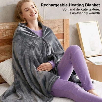 CozyVolt™ USB Heated Wrap – Adjustable Warmth for Work & Relaxation