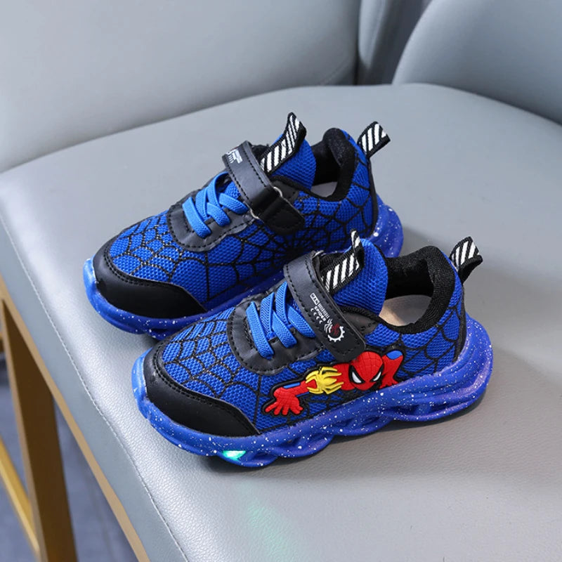  Boys Breathable  Shoes  with LED light  0-6Y