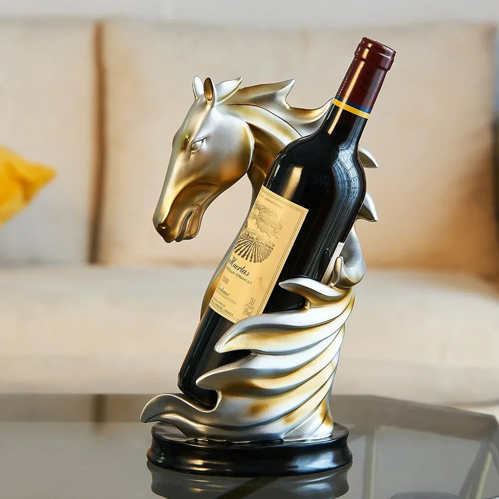 luxury Horse Wine Rack 