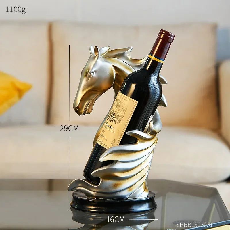 luxury Horse Wine Rack 