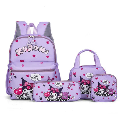 Back to School 4Pcs Backpack set