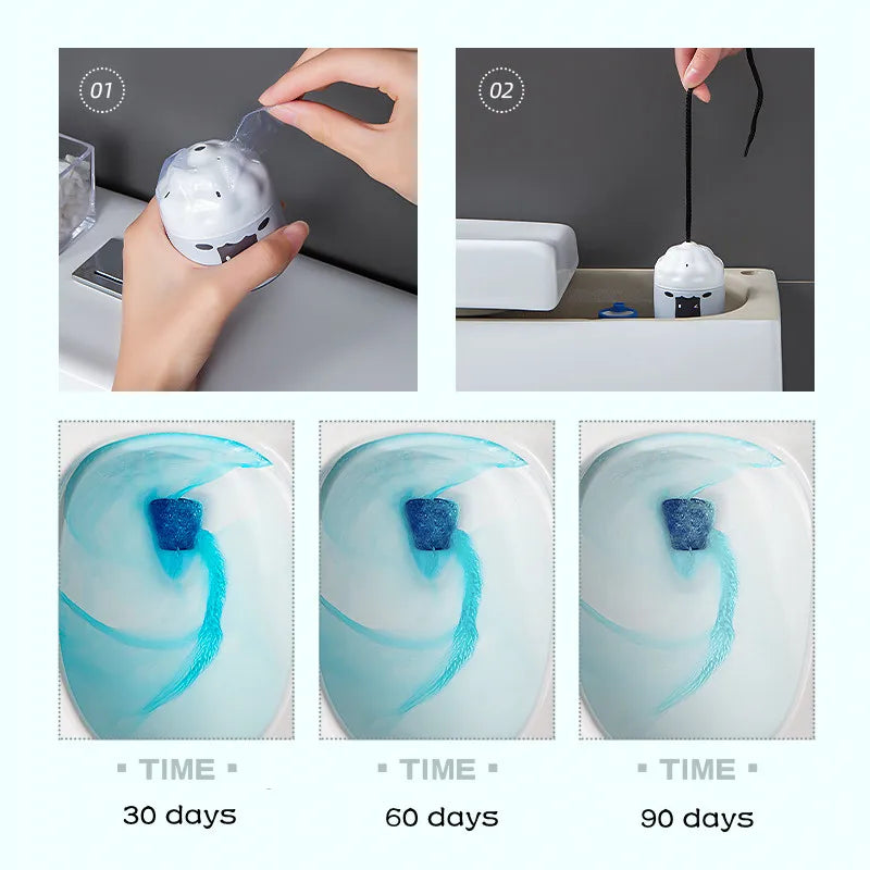 FreshFlush™  Advanced automatic toilet bowl cleaner