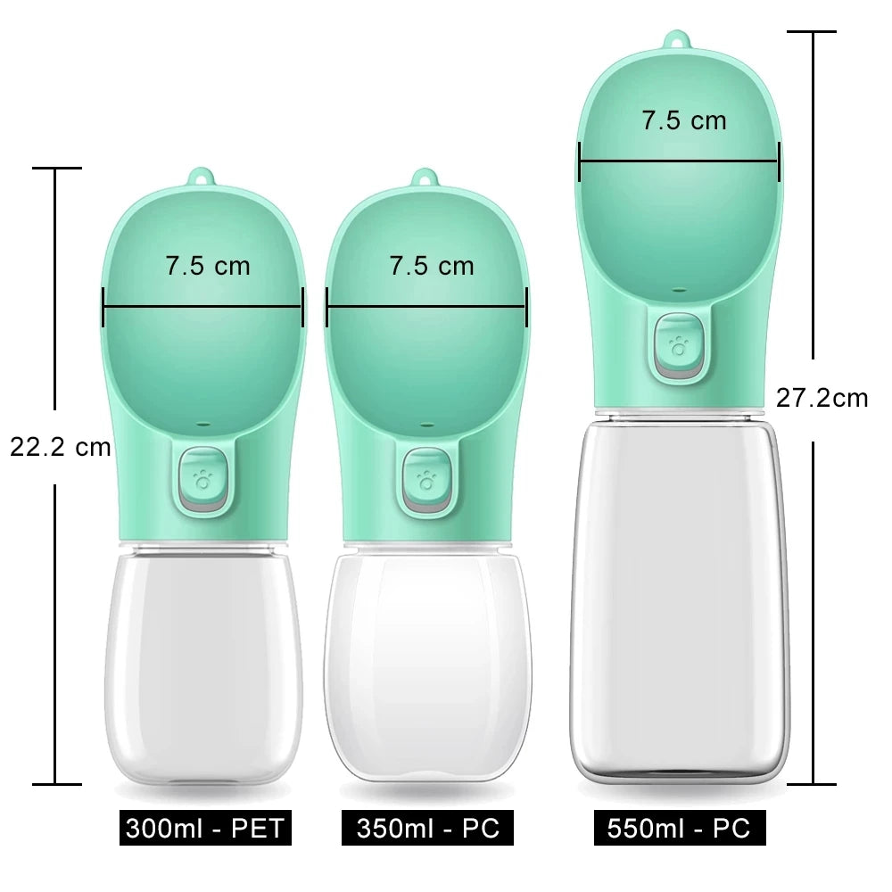 StayHydrate™ Portable Dog cat walking drinking bowl