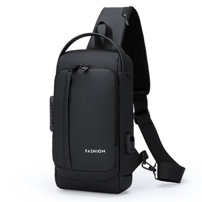  UrbanShield™ Sling Pack – USB Charging Shoulder Bag with Secure Access & Travel-Ready Design