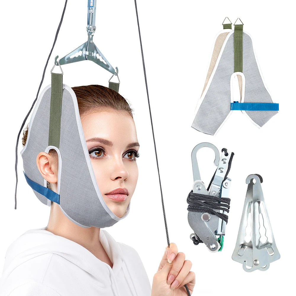 Over Door Neck Traction Stretcher-Promote gentle neck decompression
