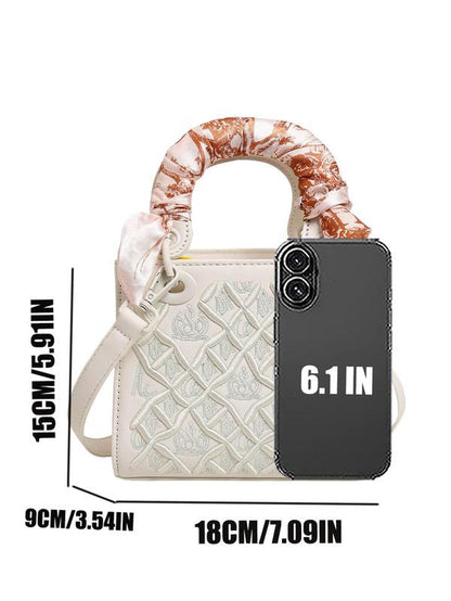 LuxeAura™ Women's Embellished Carry Bag – Elegant Shoulder Style for Everyday Wear