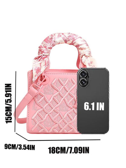 LuxeAura™ Women's Embellished Carry Bag – Elegant Shoulder Style for Everyday Wear