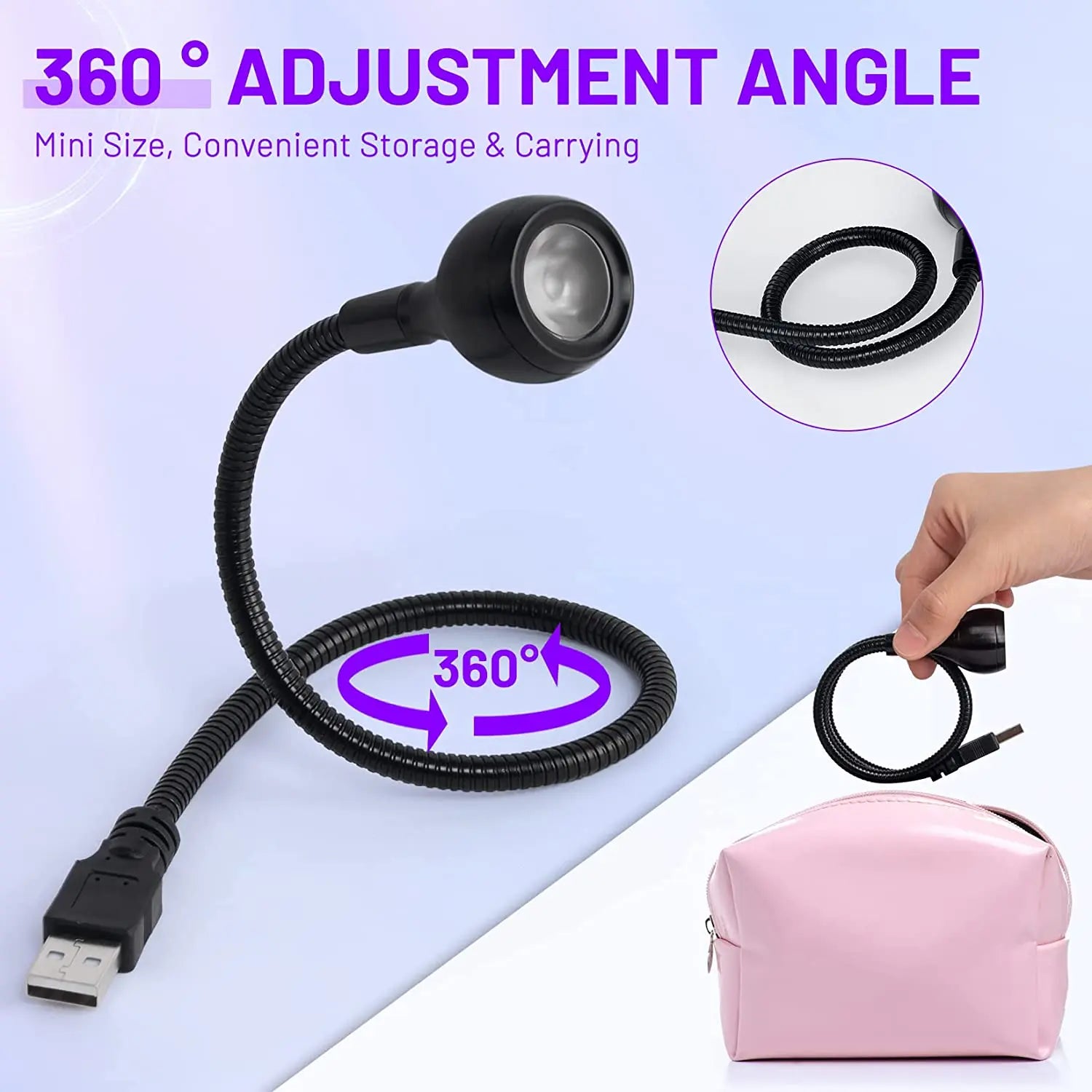  BellaBeam™  Miniature Nail Light – Efficient Drying Tool for Salon-Quality Results