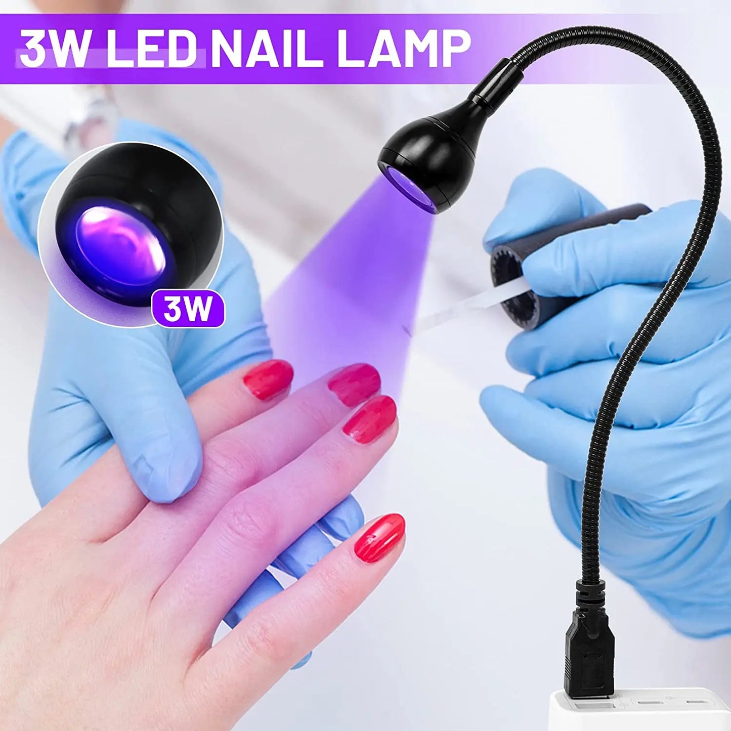  BellaBeam™  Miniature Nail Light – Efficient Drying Tool for Salon-Quality Results